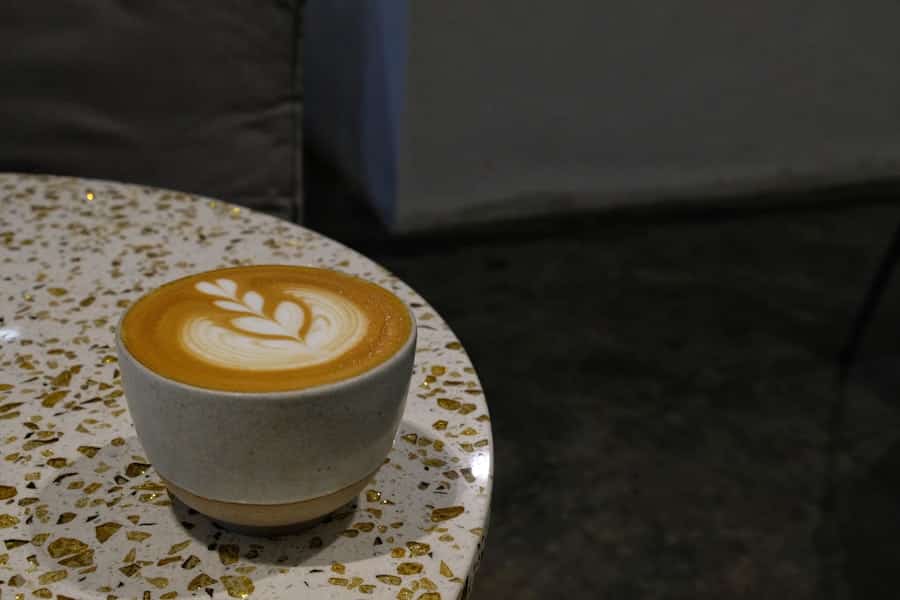Photo specialty decaffeinated café