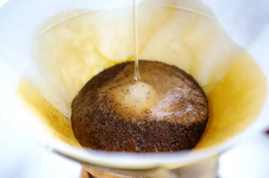 Photo coffee grounds