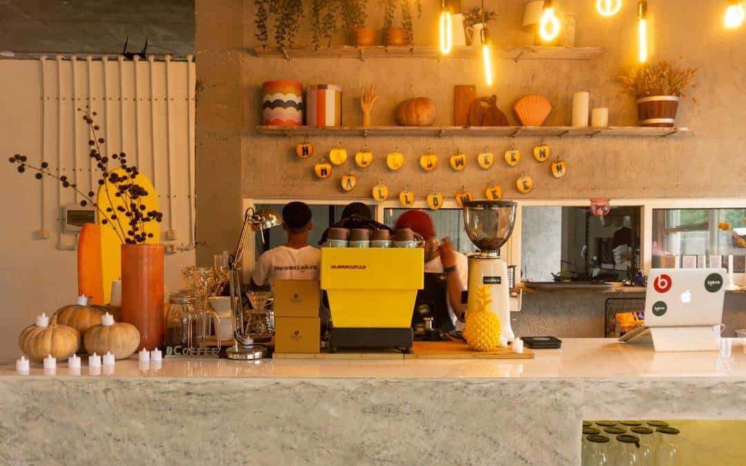 Photo coffee house café